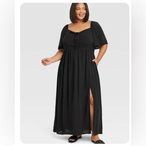 Worn once Ava and Viv flutter sleeve Sundress